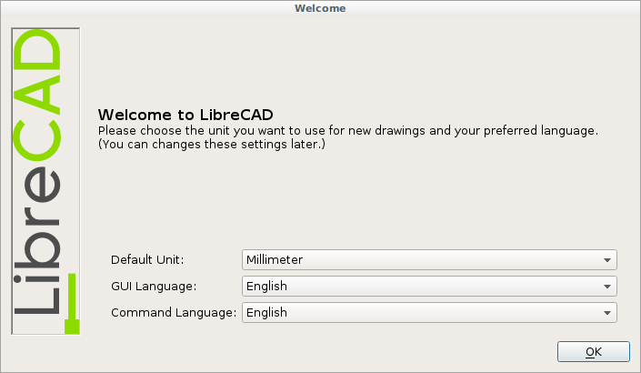 LibreCAD Welcome