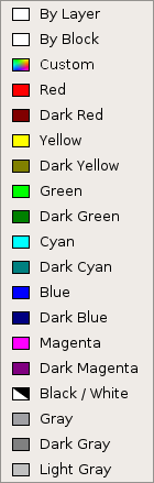 Standard color selector